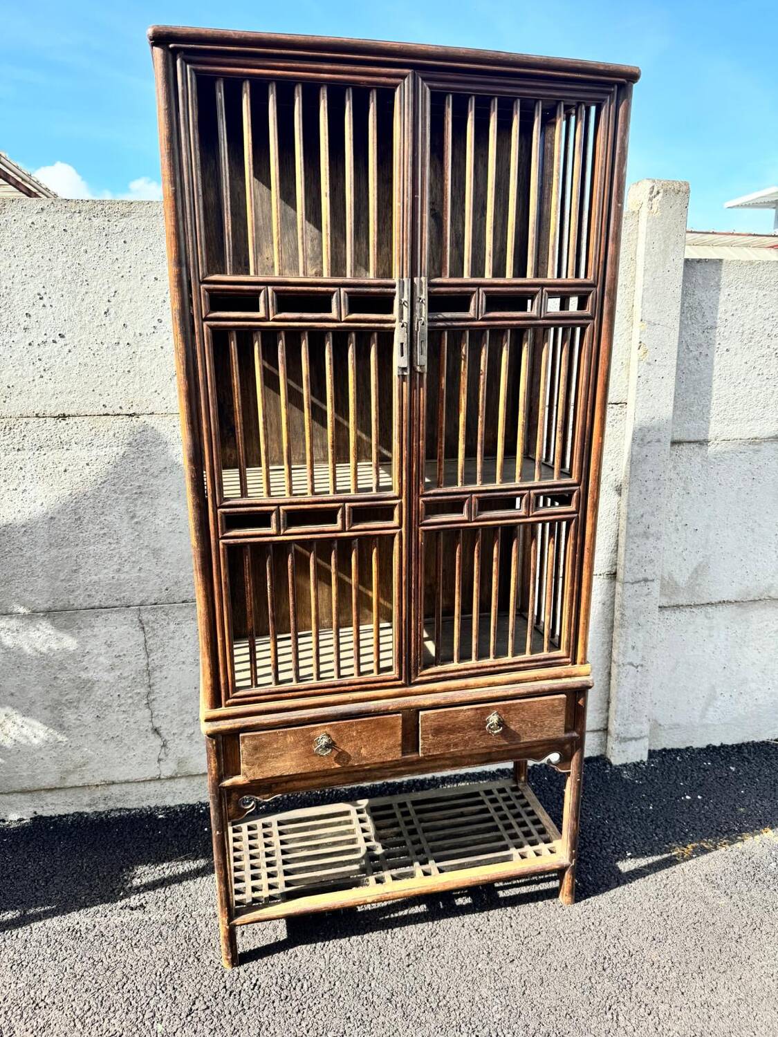 Chinese scholar's furniture circa 1900 in exotic wood