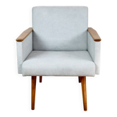 Fauteuil loft Art Déco vintage - ciel bleu