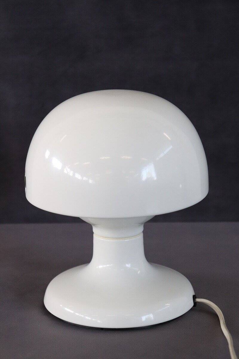 White Metal Table Lamp By Tobia And Afra Scarpa For Flos, 1960s
