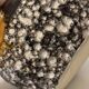 Antique Fat Lava Ceramic Flower Pick