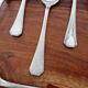 Christofle - Set of 12 America pattern table spoons - Design by Luc Lanel - Silver-plated metal