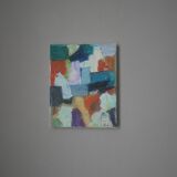 Acrylic painting on canvas contemporary abstract art