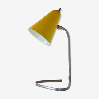 Yellow vintage cocotte lamp