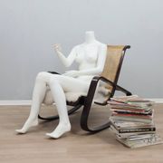 Vintage "DONDOLO" rocking chair Luigi Crassevig 1970s