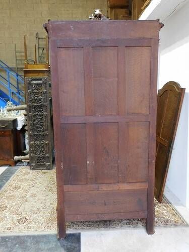 19th Century Rococo Bonnetière Wardrobe in Rosewood
