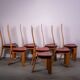 8 chaises Iris par Bob Van den Berghe pour Van den Berghe – Pauvers