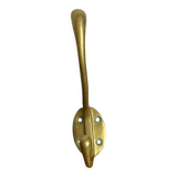 Patère murale en laiton massif 