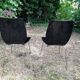 Lot de 2 chaises plexiglas vintage