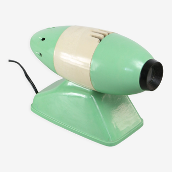 Mid-century turquoise projector from bakalite