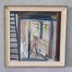 Eric Julius Svensson, Swedish Modern Composition, 1970s, Oil on Canvas, Framed