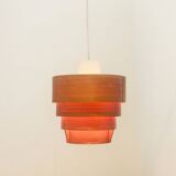Mid-Century Scandinavian Pine Ceiling Light by Hans-Agne Jakobsson for Ellysett Markaryd, 1960s