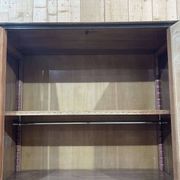 Art Deco bedroom wardrobe in walnut burl, made in the 1940s