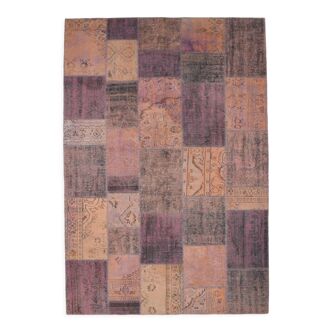 7x10 copper tones oversize farmhouse rug 303x208cm