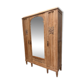 Grande armoire Art Déco en chêne (rénovée)
