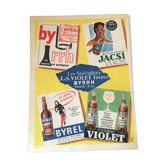 Publicité vintage à encadrer byrrh