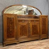 After Majorelle: Art Nouveau period sideboard in walnut and burl circa 1900