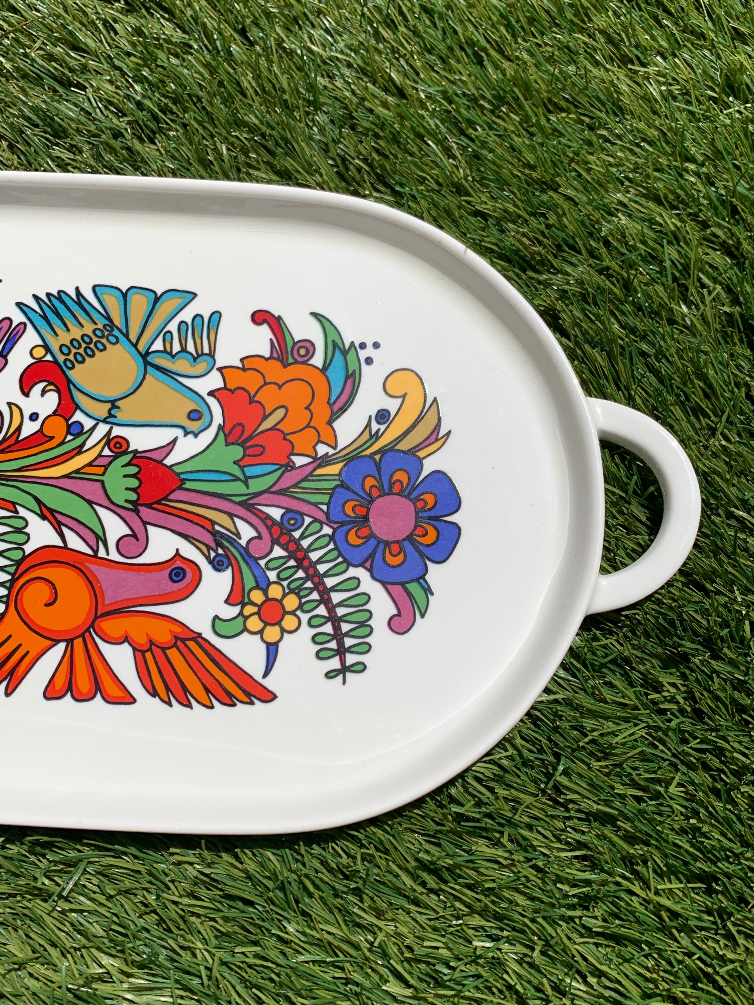 Porcelain vitro dish, Acapulco model by Villeroy and Boch