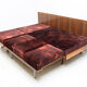 Midcentury Corner Folding Sofa by František Jirák for Tatra Nábytok, 1960s, CZ