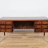 Mid-Century Model 77 Freestanding Desk in Teak from Omann Jun, 1960s