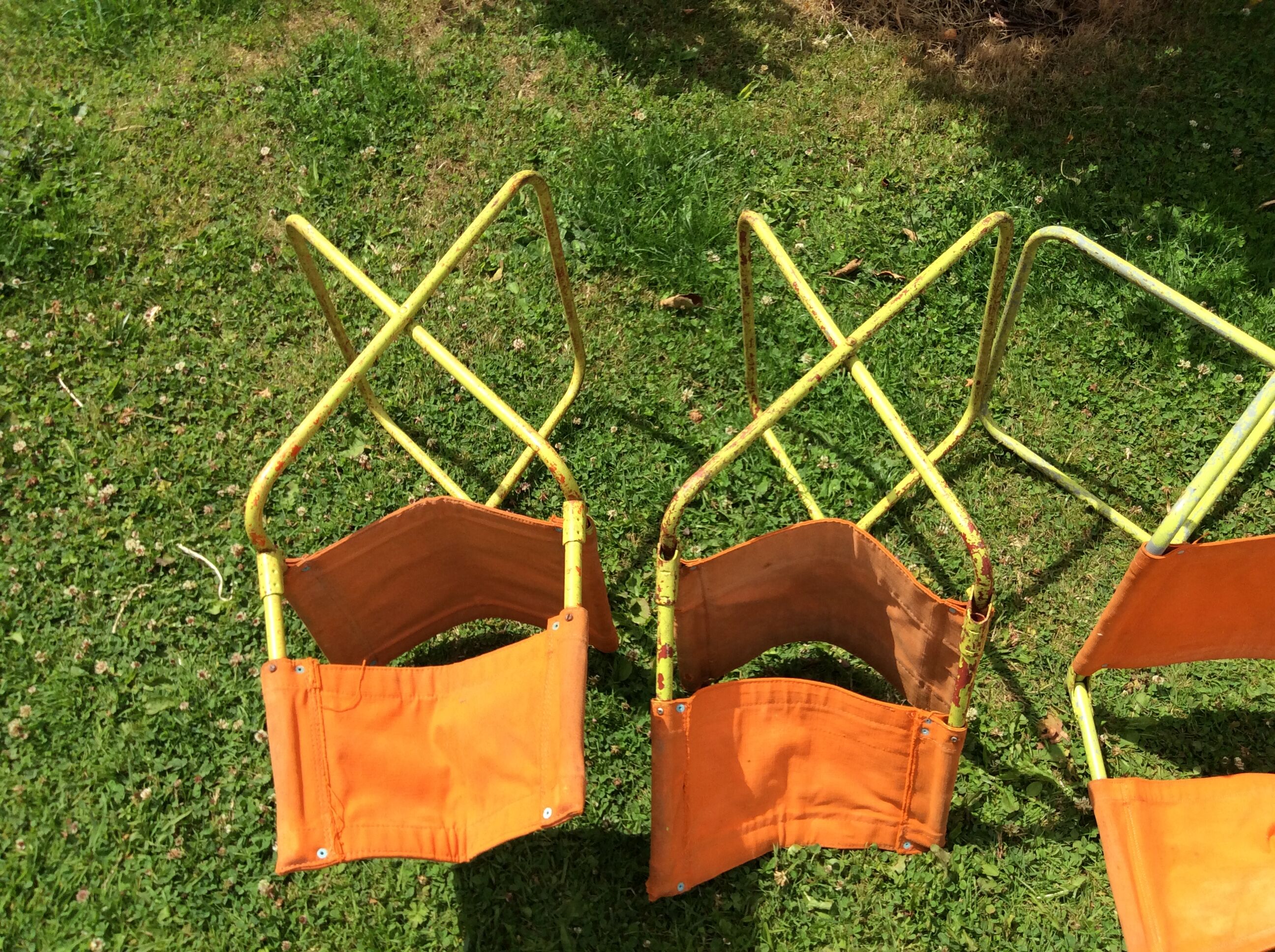4 fauteuils de camping