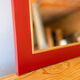 Solid pine antique mirror 60x74cm