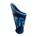 VASE SOLIFLOR VALLAURIS OR POT A PENS SHELL SHAPE
