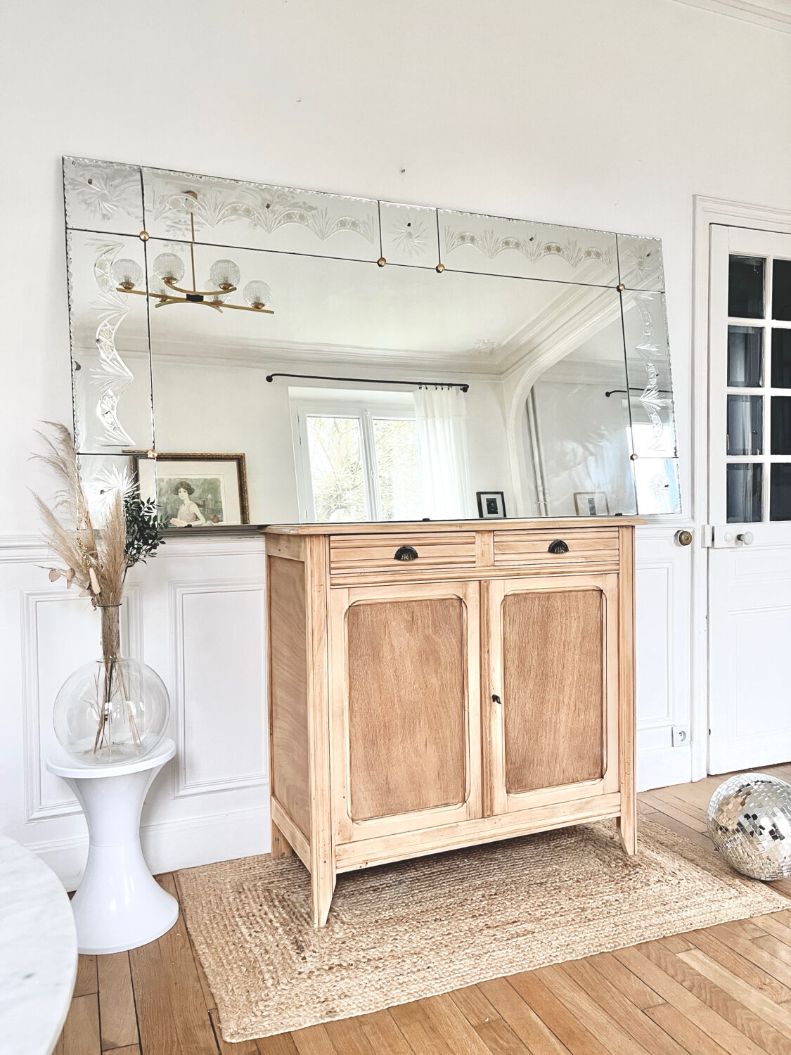 Large Art Deco mirror