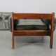Fauteuil en cuir vert des années 70, Tchécoslovaquie.