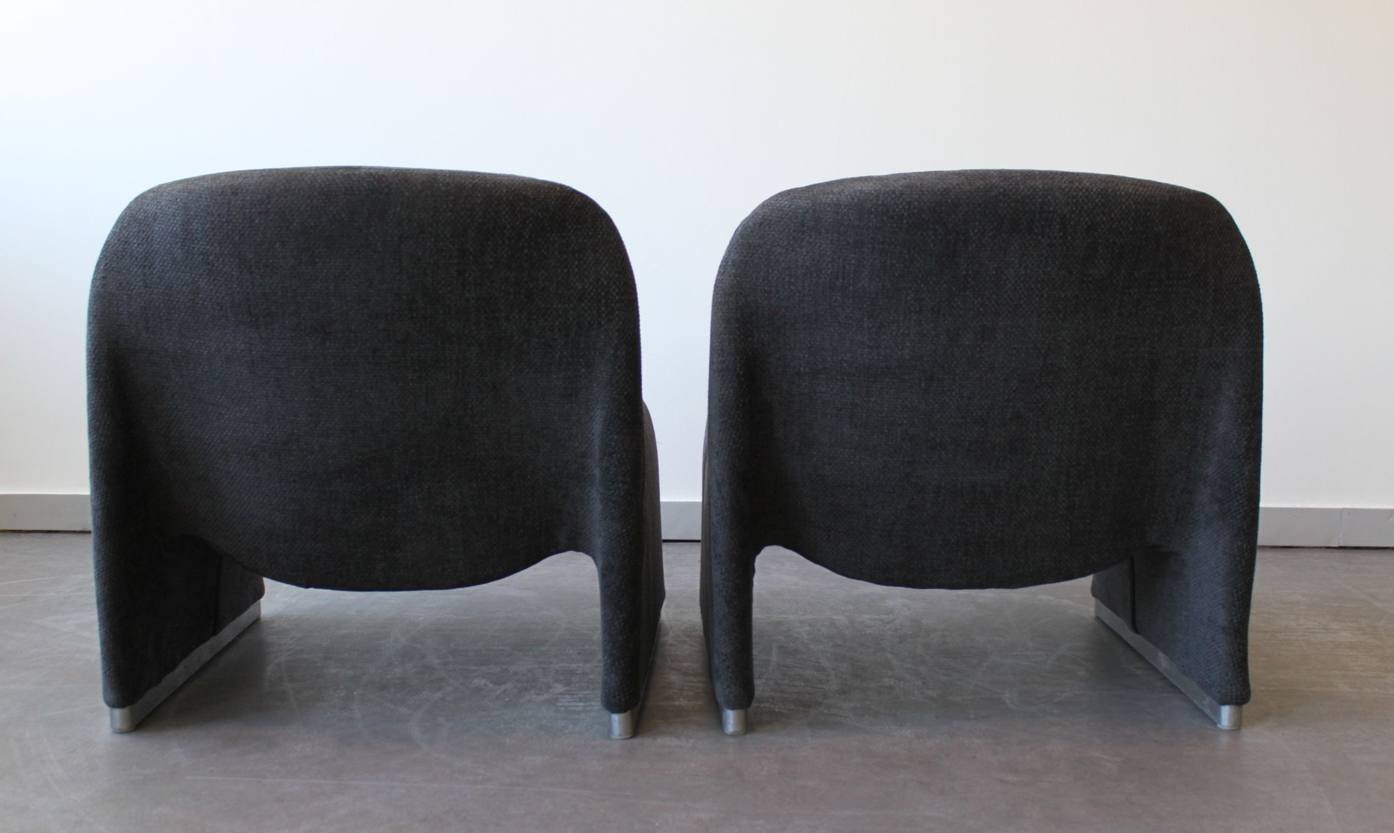 Paire de chauffeuse Alky par Giancarlo Piretti pour Castelli, 1969.