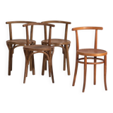 Ensemble de chaises Thonet anciennes (vers 1920). Ensemble de 4 pièces #3