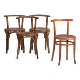 Ensemble de chaises Thonet anciennes (vers 1920). Ensemble de 4 pièces #3