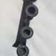 FOLK ART - JUDAICA Menorah Old Candlestick 7 arms of light in wrought iron