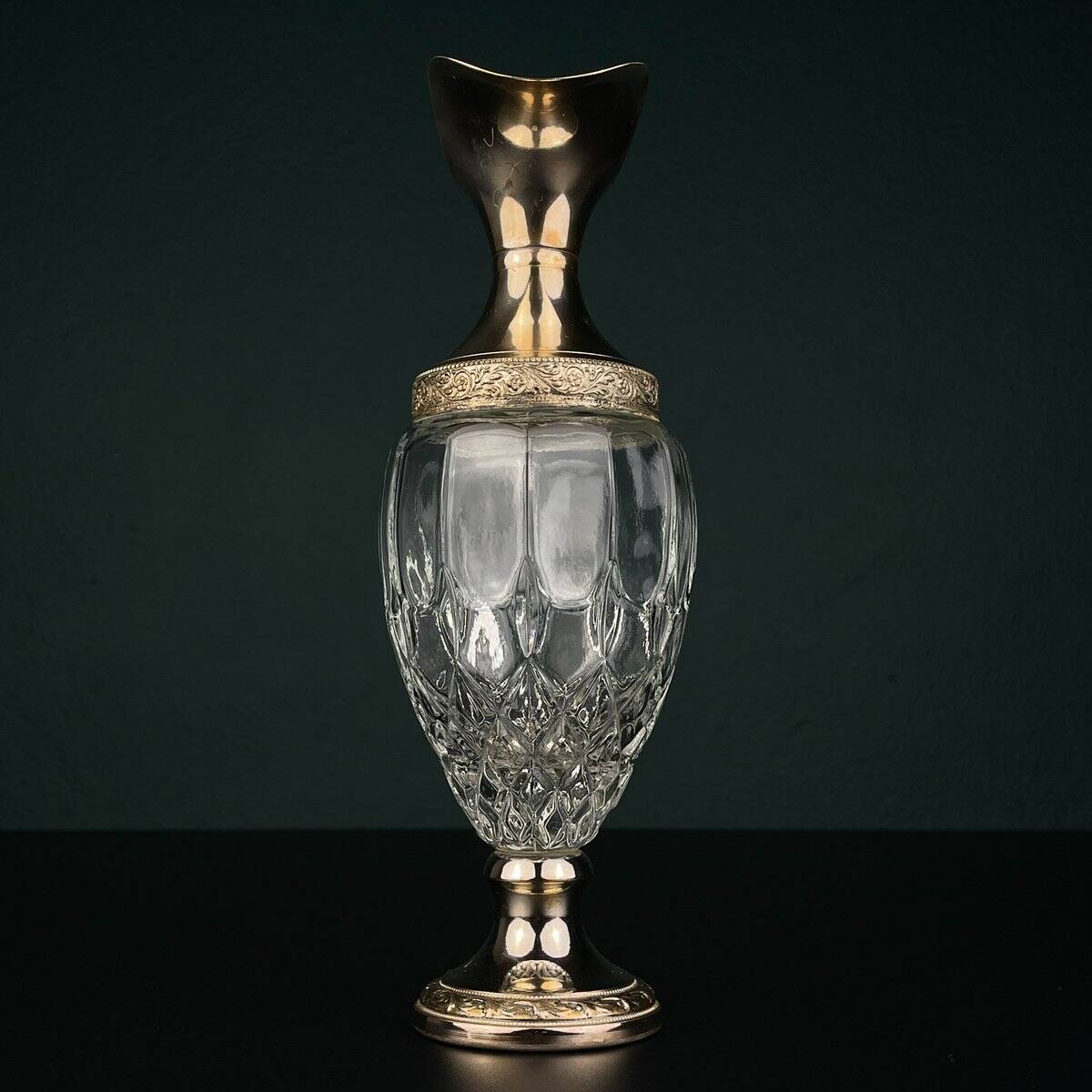 Vintage silver-plated carafe, 1950s.