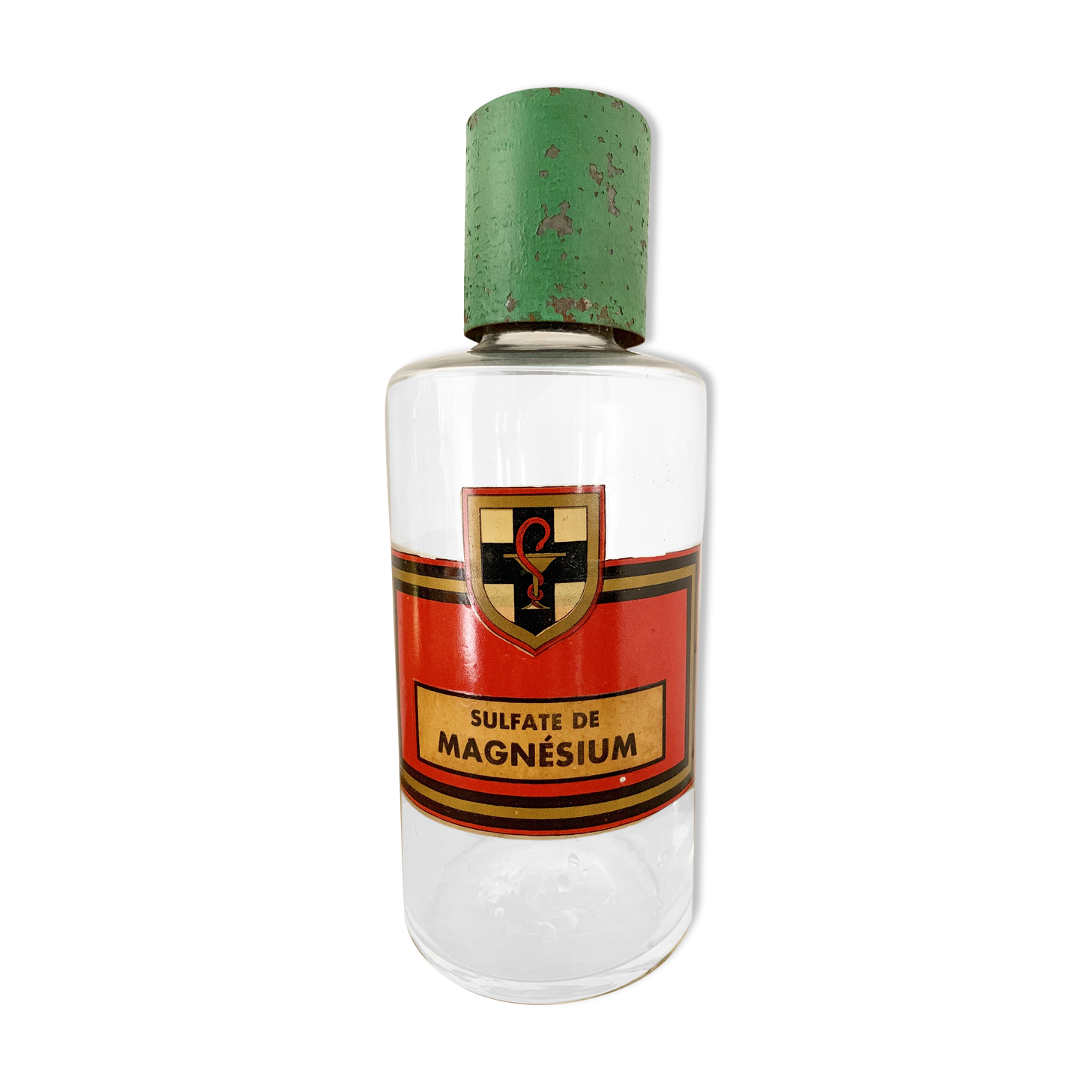 Former pharmacy bottle "Magnesium Sulfate"