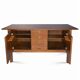 Scandinavian style wooden chest of drawers from the 1960s