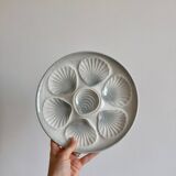 Moulin des Loups earthenware oyster plates
