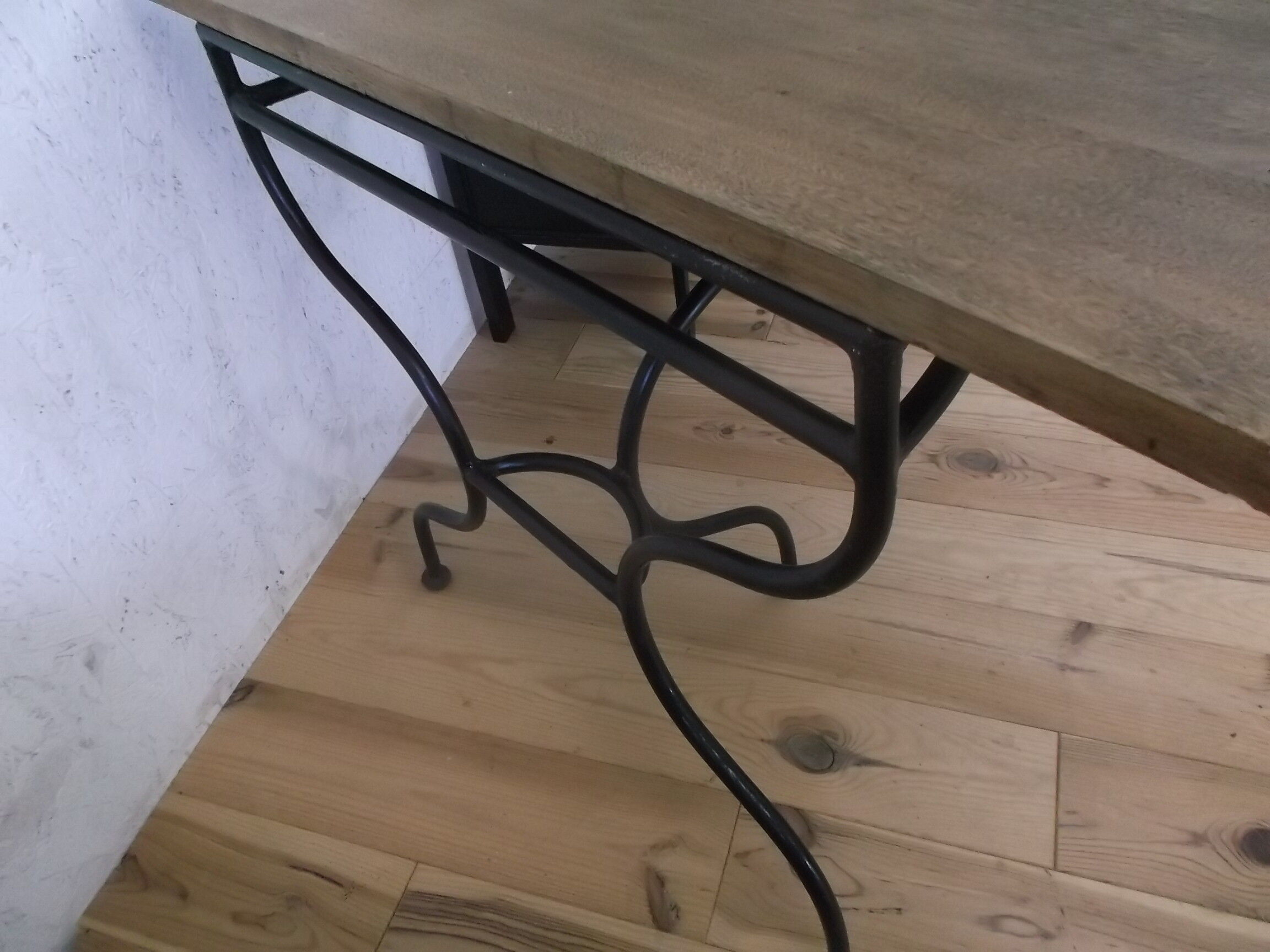 Wrought iron console