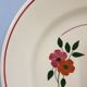 Set of 11 hand-painted earthenware plates