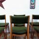Set de 6 chaises vintage style scandinave
