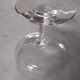 Louis XVI style engraved crystal champagne glass