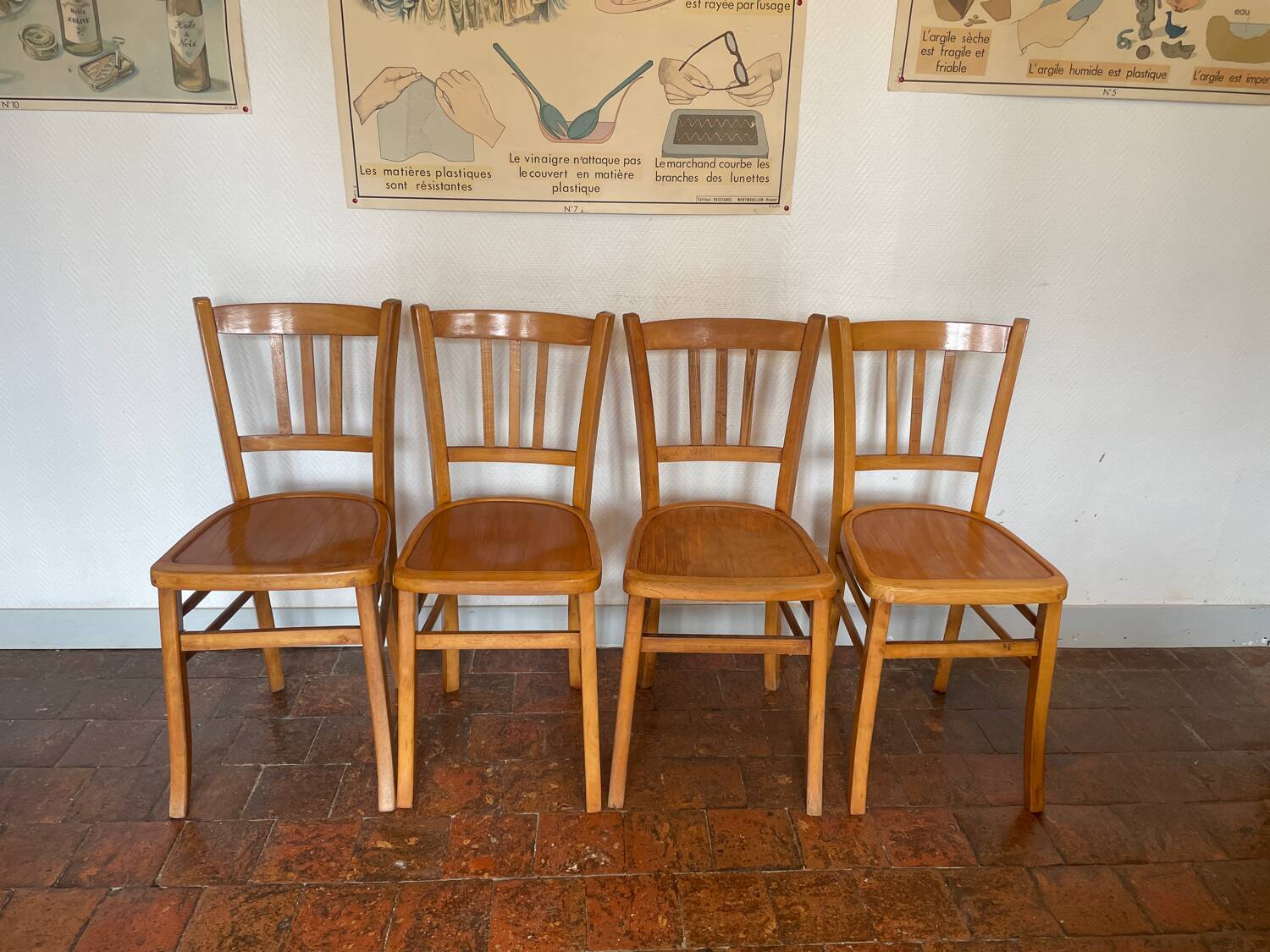 4 chaises de bistrot Luterma