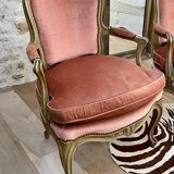 Paire de fauteuils cabriolet Louis XV