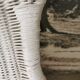 Wicker bench, rattan