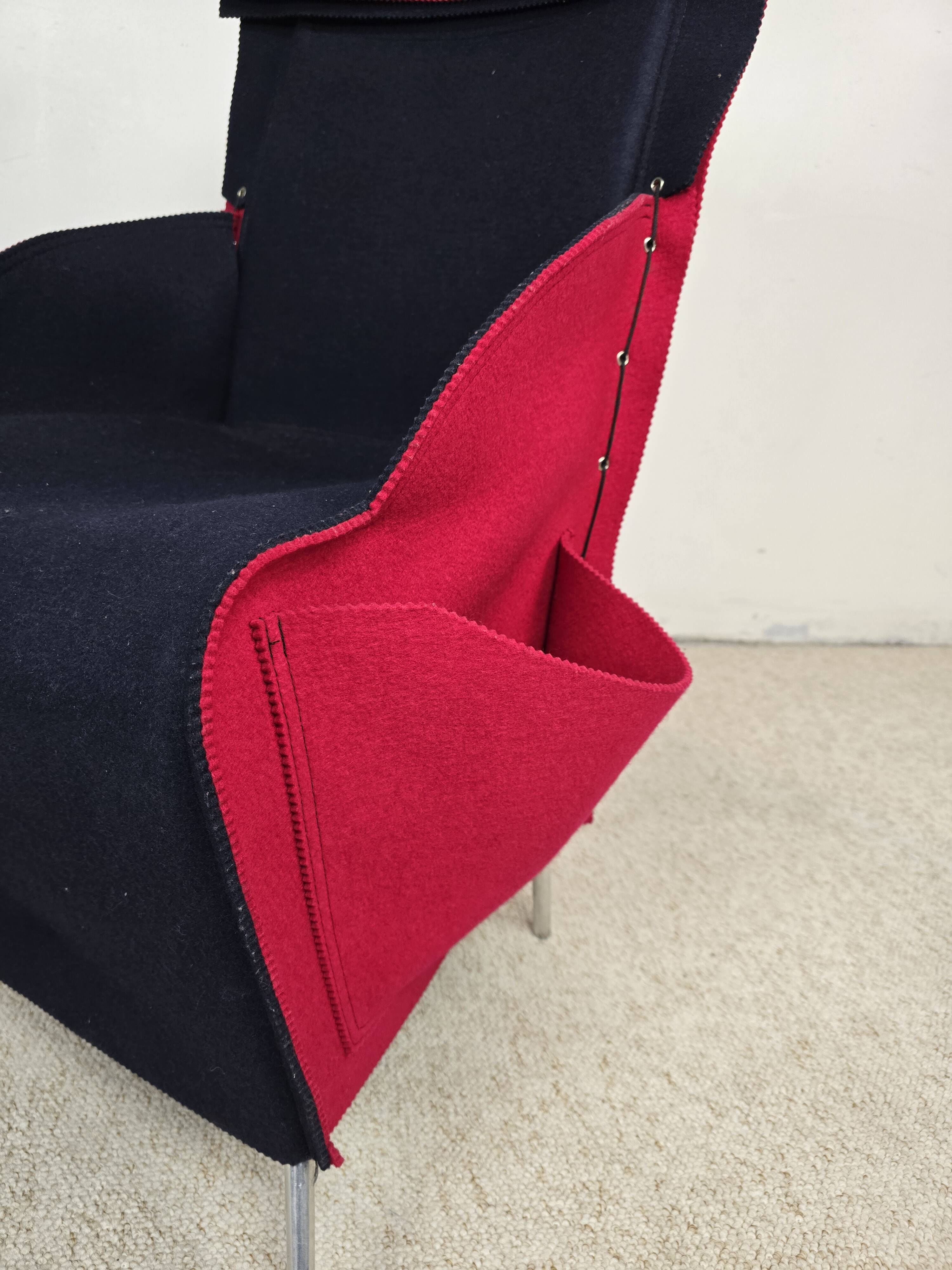 Filzka armchair by borek šípek for scarabas – czech republic, 1989