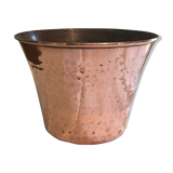 Hammered copper pot cover