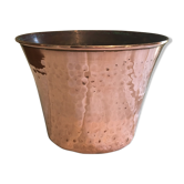 Hammered copper pot cover