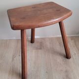 Tripod stool cowbird half round