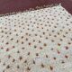Authentic Beni Ouarain Rug 3.3x2.3M Unbleached Wool with Terracotta Patterns