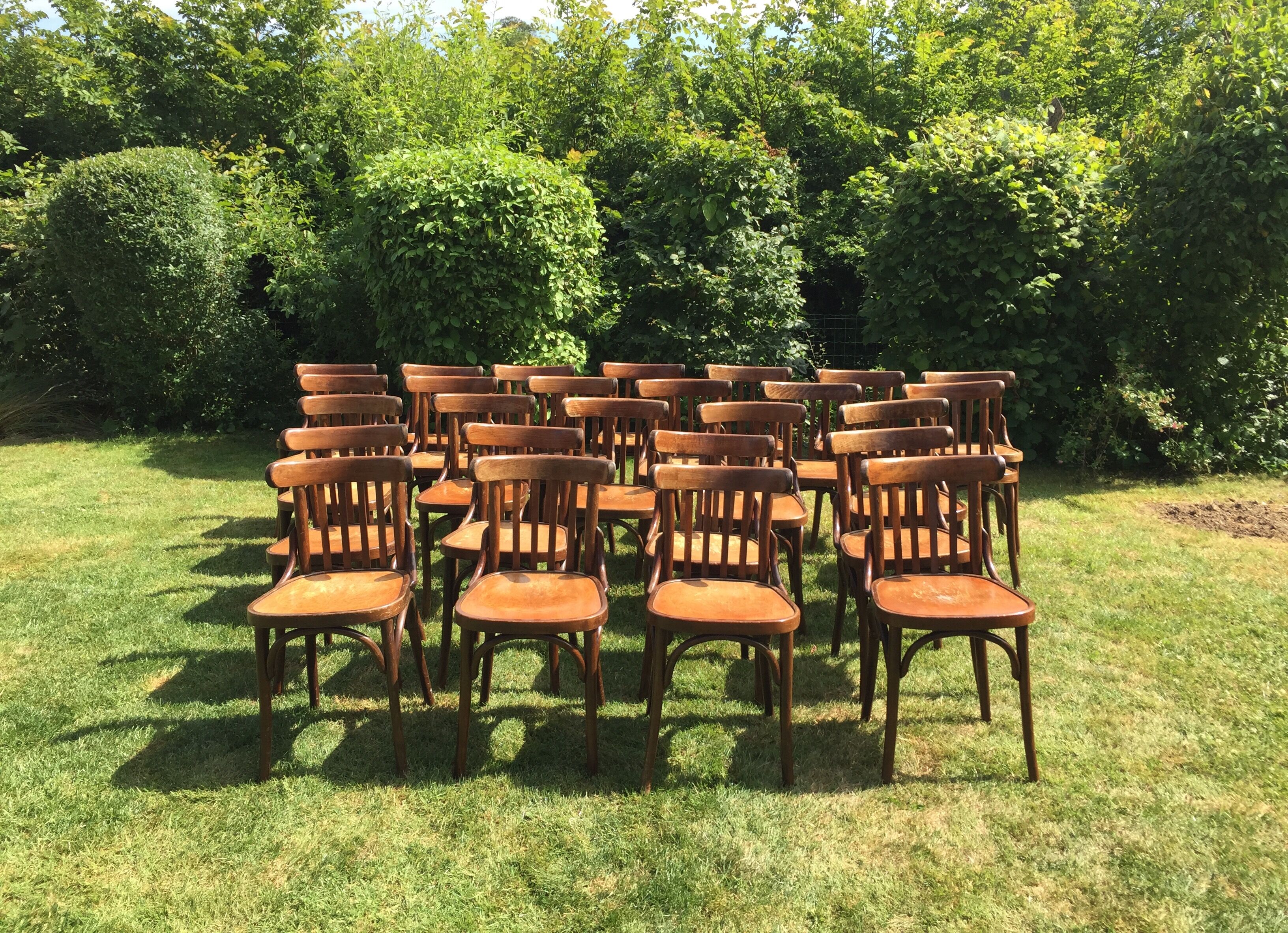 Lot of 26 chairs bistro