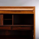 Danish Design Rosewood Secretaire by Erling Torvits for Klim Mobelfabrik, 1960s
